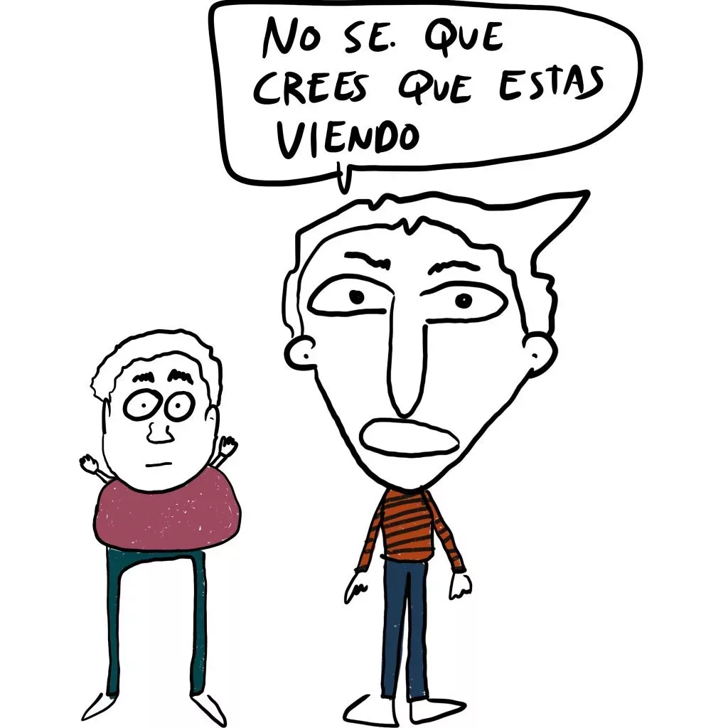 que crees que estas viendo